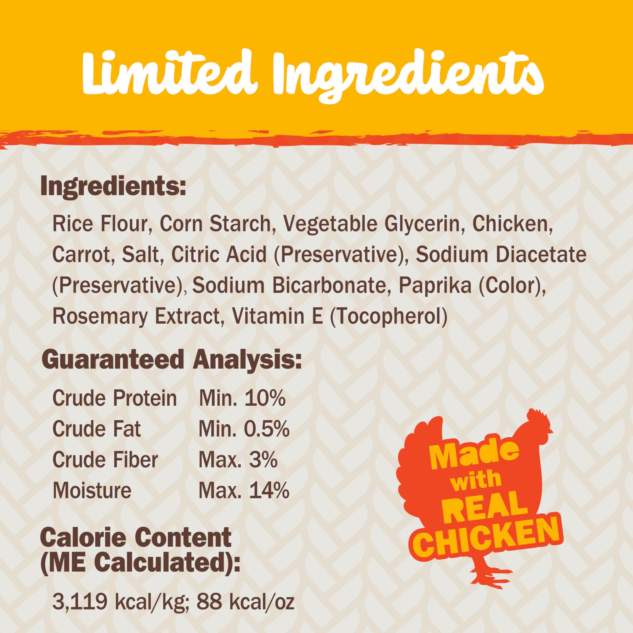 Cadet Chewalicious Chewy 'N Crunchy Spiral Dog Treats, Limited Ingredient, Rawhide-Free, Long-Lasting Chews for Dogs Made with Real Chicken, 3 Count, Pack of 1 - Image 5