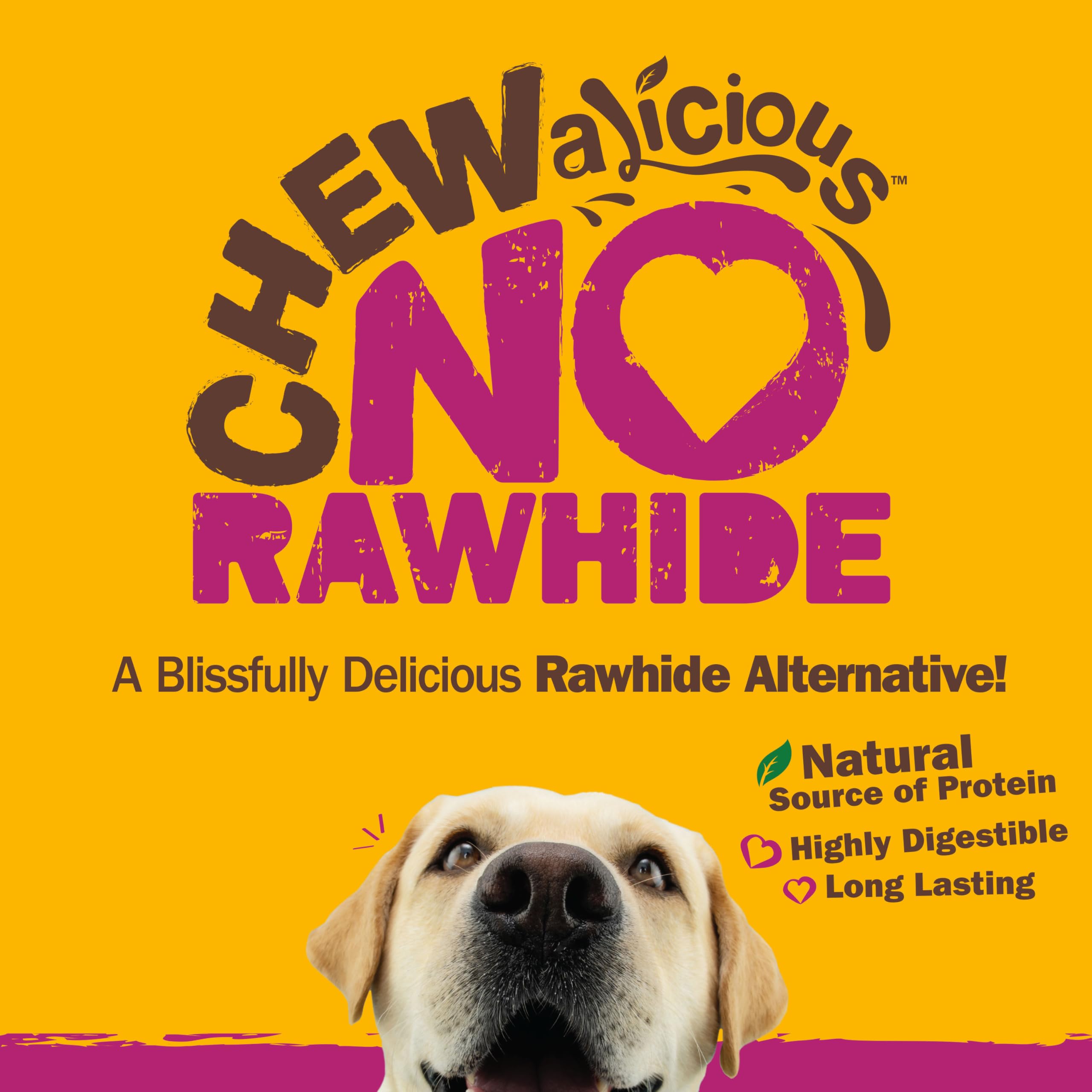 Cadet Chewalicious Chewy 'N Savory Rolls with Real Chicken, Rawhide-Free Healthy Dog Chews, Limited-Ingredient Dog Treats & Long-Lasting Chew Treats for Dogs, Chicken Flavor, 2 Pack - Image 7