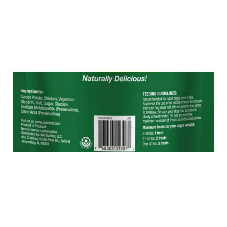 Gourmet Dog Treats, Sweet Potato & Chicken Wrap, 14-oz. - Image 4