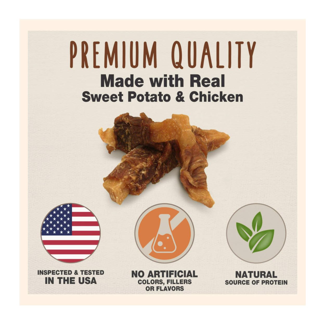Gourmet Dog Treats, Sweet Potato & Chicken Wrap, 14-oz. - Image 5