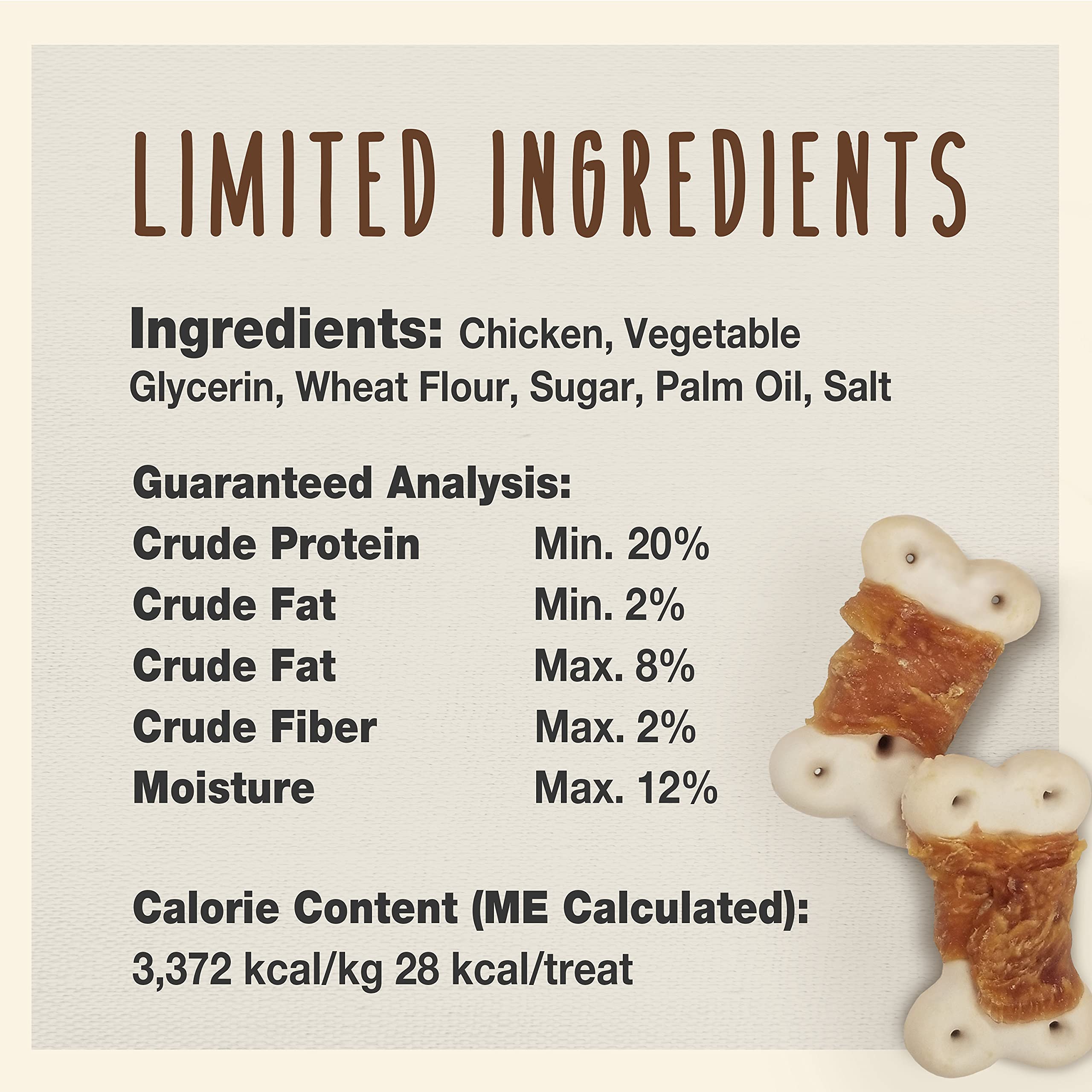 Cadet Gourmet Chicken Wrapped Biscuit Dog Treats, Training Treats for Small and Large Dogs, Inspected & Tested in USA, 14 oz. - Image 5