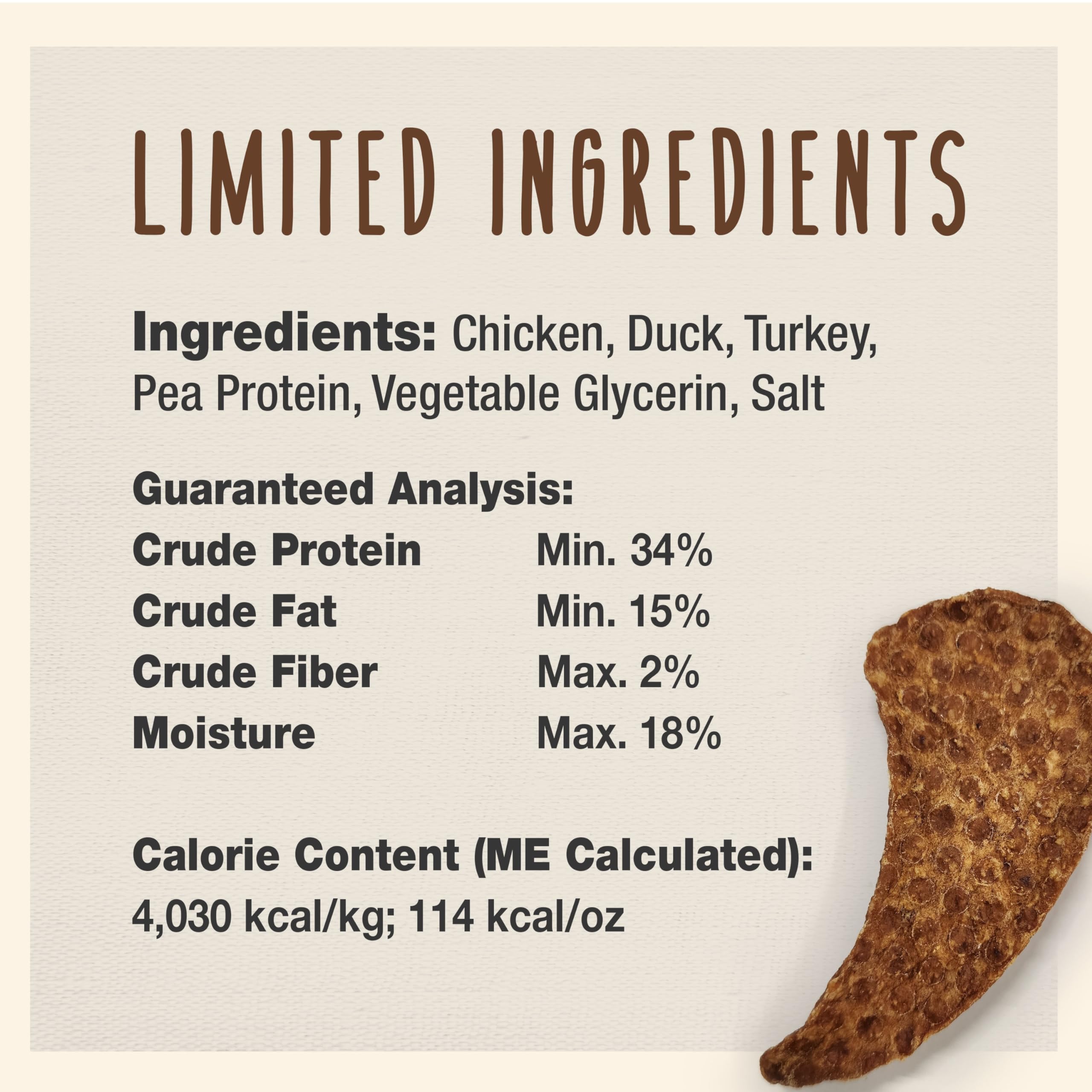 Cadet Gourmet Homestyle Turducken Recipe Jerky Chews for Dogs, Healthy Natural Dog Training Treats Made with Real Turkey, Duck & Chicken, 14 oz - Image 3