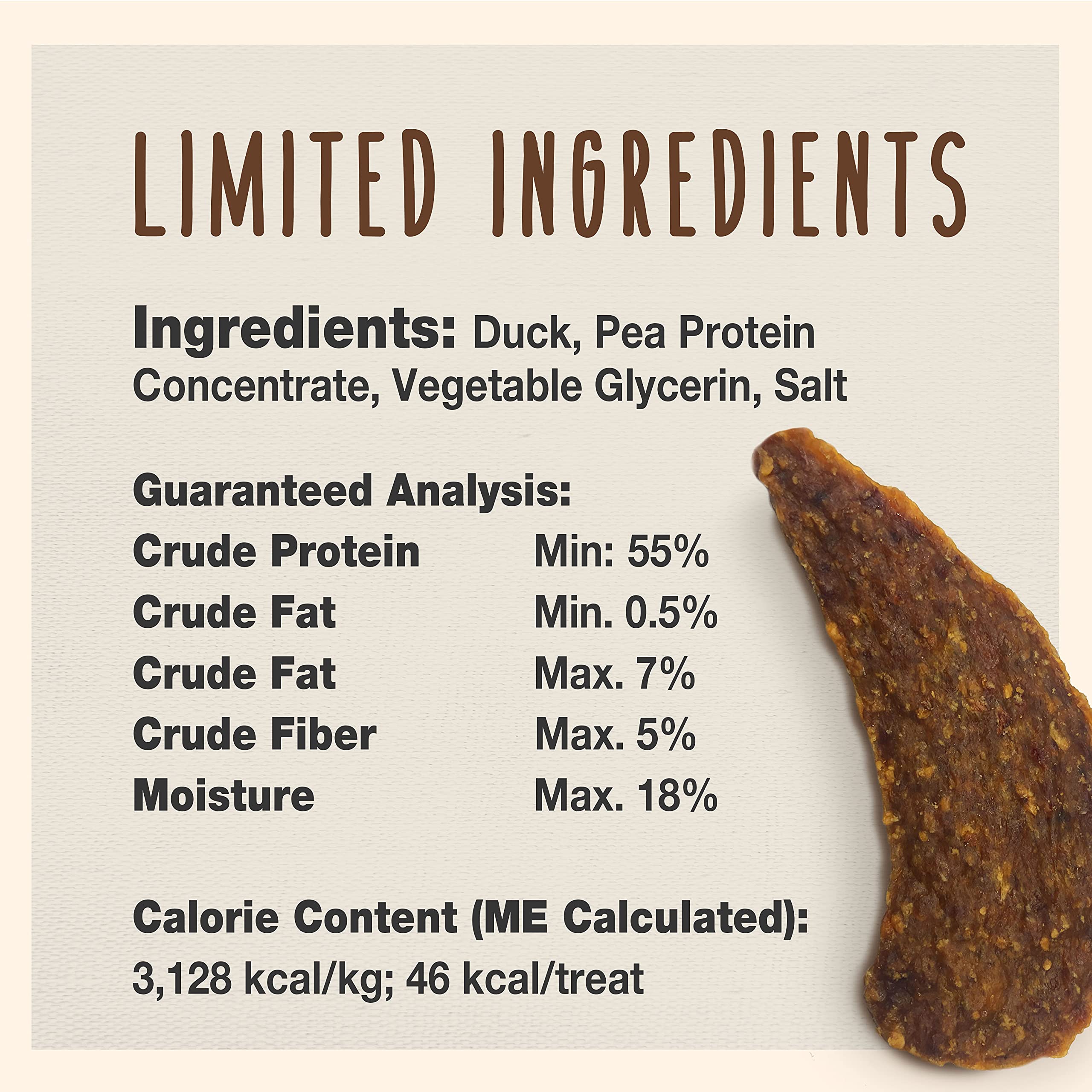 Cadet Gourmet Jerky Dog Treats, Healthy and Natural Duck Training Treats for Small & Large Dogs, Inspected & Tested in USA, 14 oz. - Image 3
