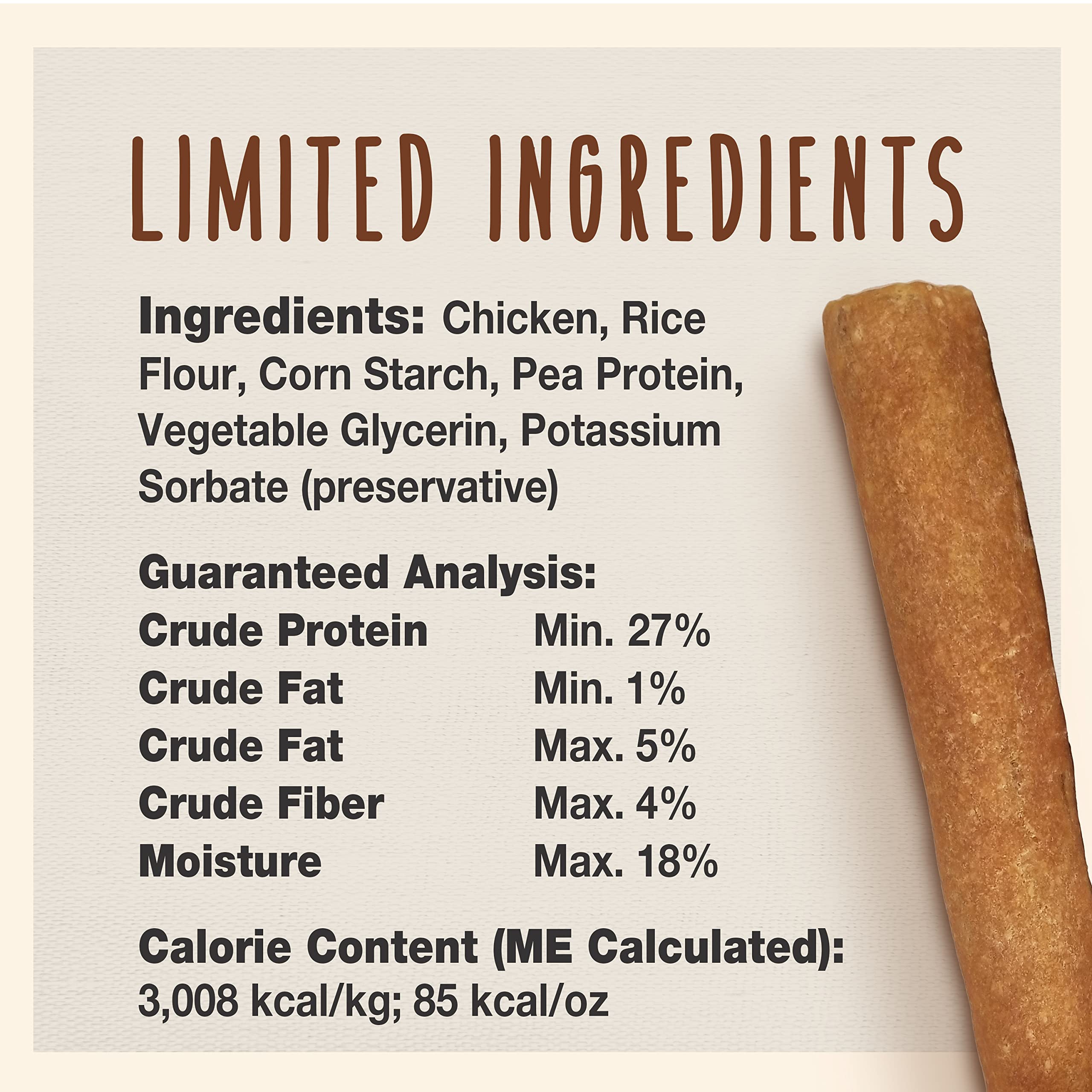 Cadet Gourmet Savory Chicken Rolls Rawhide Alternative Savory Rolls 6 oz. - Image 5