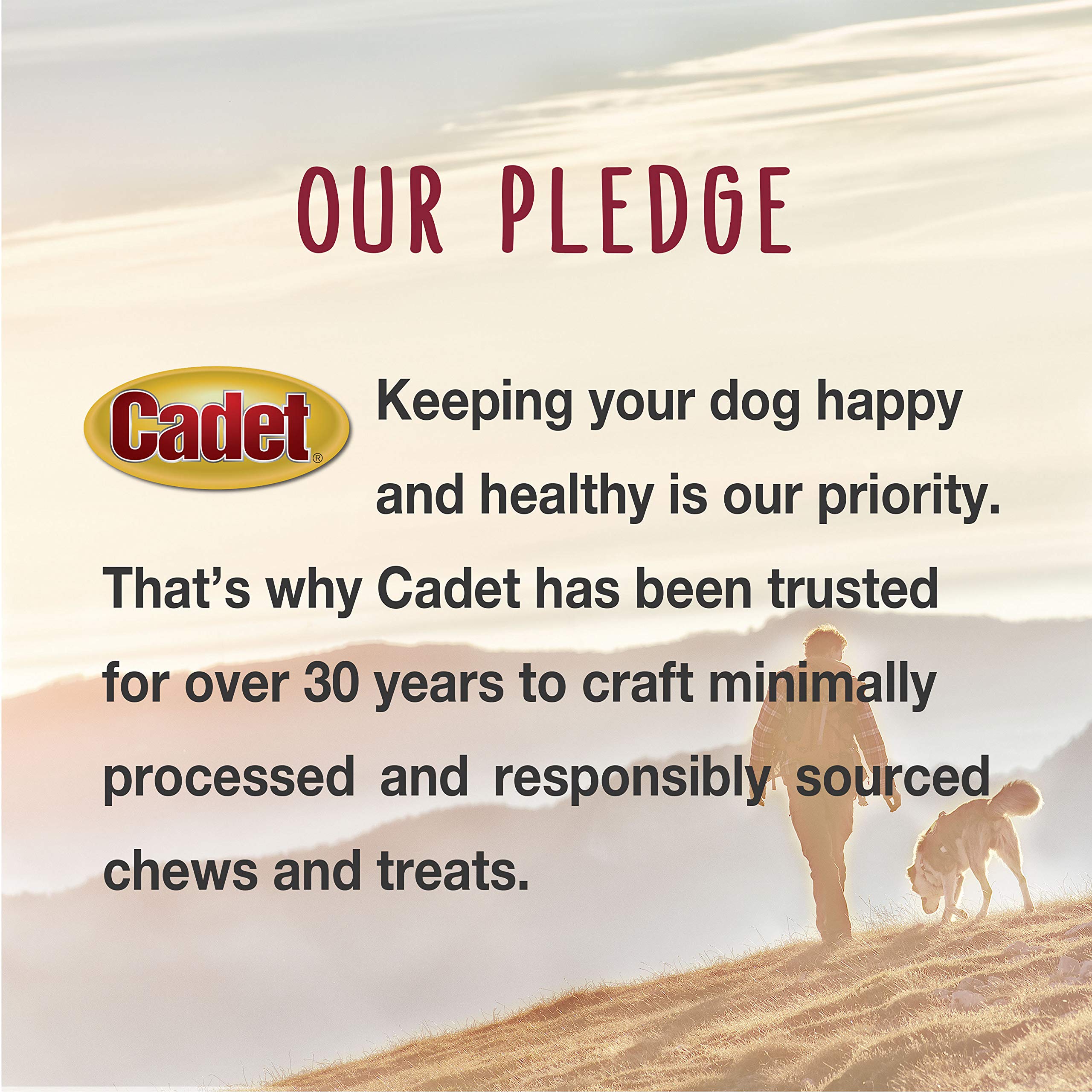 Cadet Junior Stuffed Shin Bones - Highly Digestible, High Protein, Long-Lasting Dog Chew Bone for Aggressive Chewers, Supports Dental Health, - Peanut Butter Flavor, Petite (2 Count) - Image 5