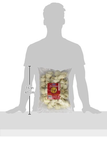 Cadet Premium Grade Beef Hide Dog Chews, 4 "- 5" Long-Lasting Knotted Rawhide Bones, Single-Ingredient, Natural Flavor, 2 Pound - Image 3