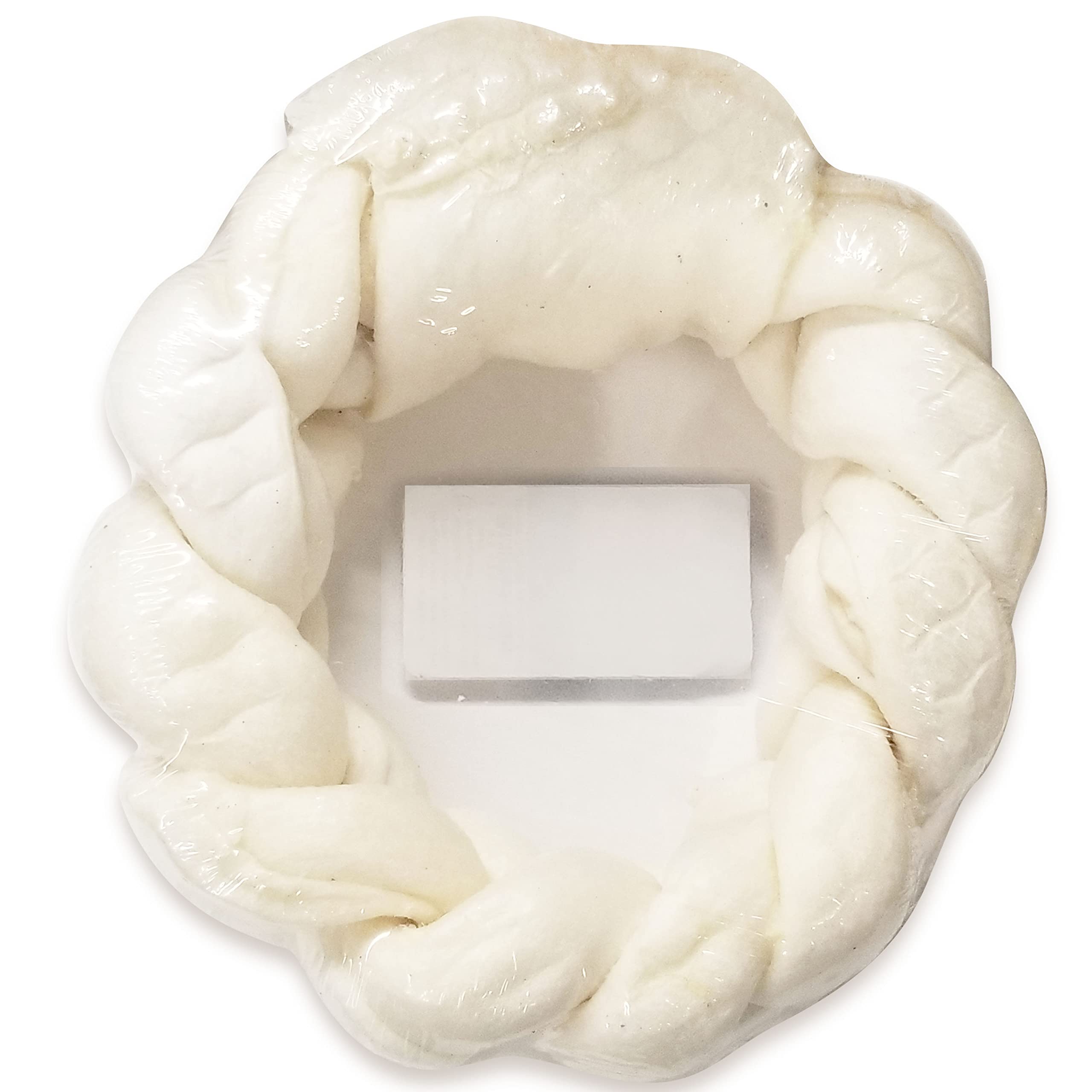 Cadet Premium Grade Beef Hide for Dogs, Long Lasting Rawhide Donut Bone, Single Ingredient Dog Chews, 8 Inch (1 Count) - Image 6