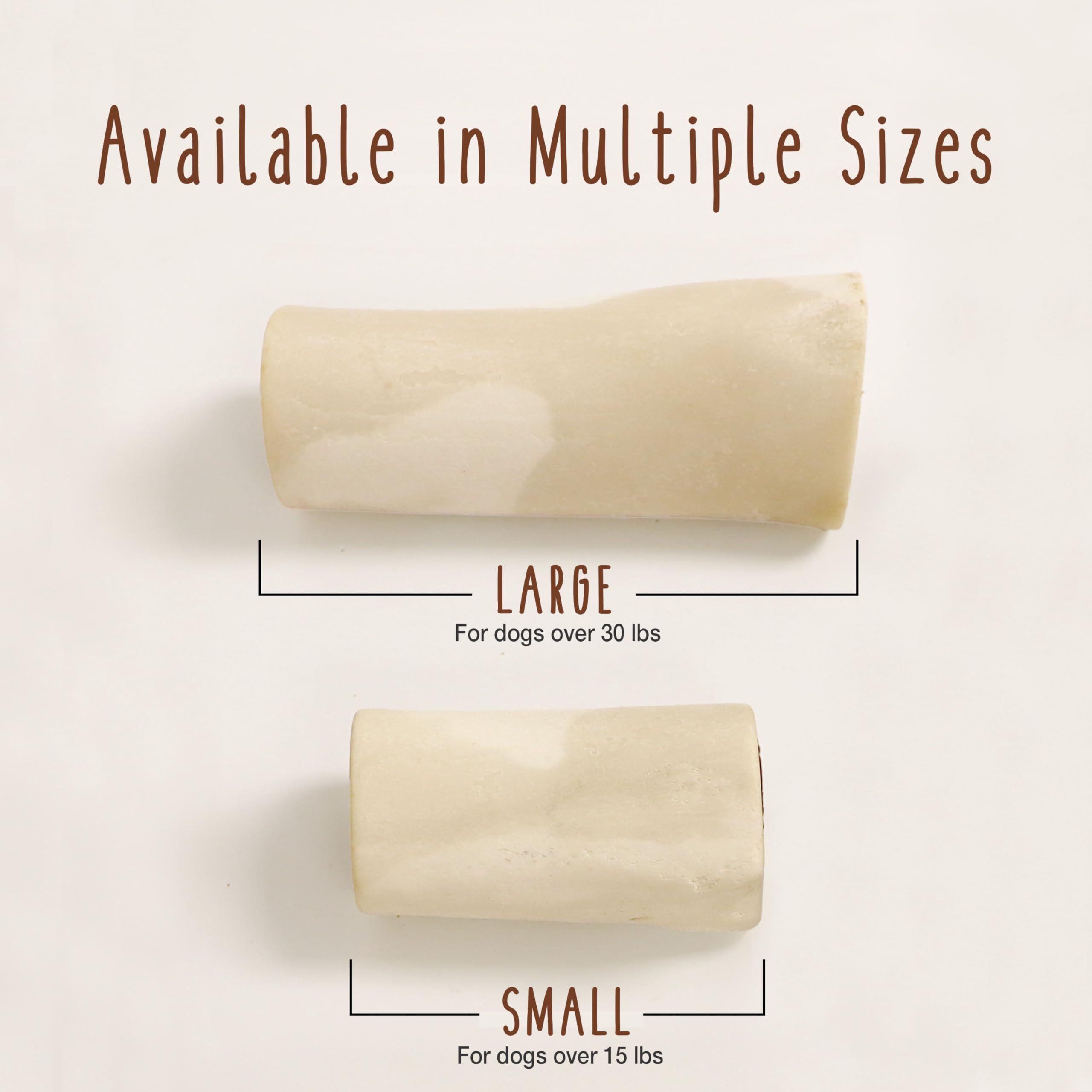 Cadet Stuffed Shin Bone, Long-Lasting Dog Chew Bones for Aggressive Chewers, High Protein Filled Bone Dental Chew for Dogs, Bacon & Cheese Flavor Filling, 3-4" for Small Dogs - Image 9